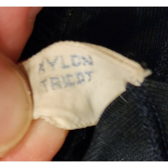 Vanity Fair Navy Lace & Pleated Hem Slip Skirt - Picture 7 of 7